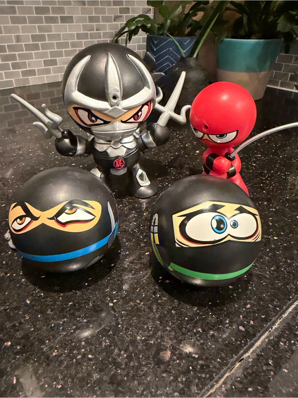 Lot of 4 Working Funrise Fart Ninja Toys